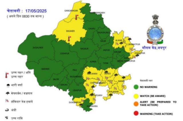 Rajasthan Weather Update