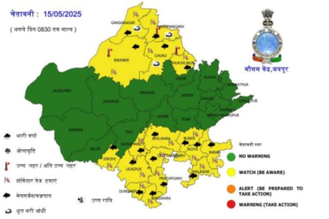 Rajasthan Weather Update