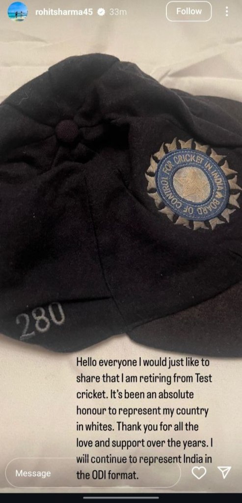 Rohit Sharma retirement