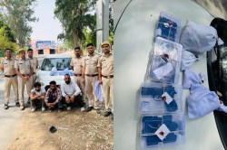 राजस्थान बॉर्डर पर विदेशी आधुनिक हथियारों के साथ 5 लोग पकड़े, 12 करोड़ का अवैध
माल भी बरामद - image