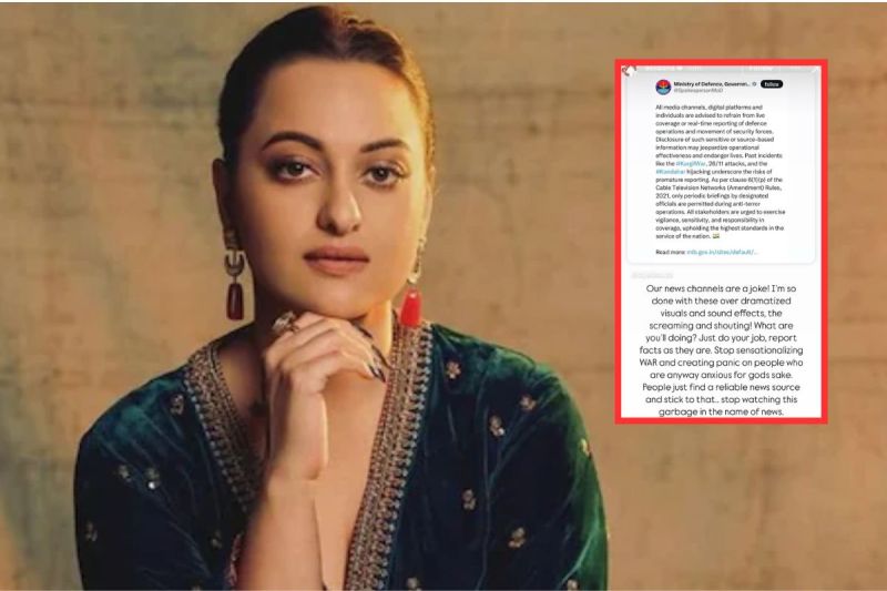 Sonakshi Sinha React India-pakistan Tension