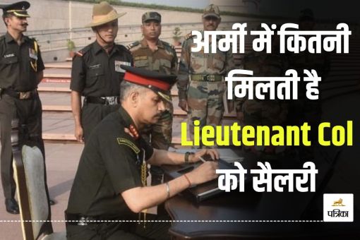Territorial Army Lieutenant Colonel Salary