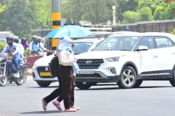 Rajasthan Weather : राजस्थान में भीषण गर्मी को लेकर रेड अलर्ट जारी, पारा जा सकता
है 48 डिग्री पार, मौसम विभाग ने की यह अपील.. - image