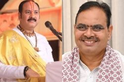 कथावाचक प्रदीप मिश्रा पहुंचे मुख्यमंत्री निवास, सीएम भजनलाल शर्मा से की मुलाकात - image