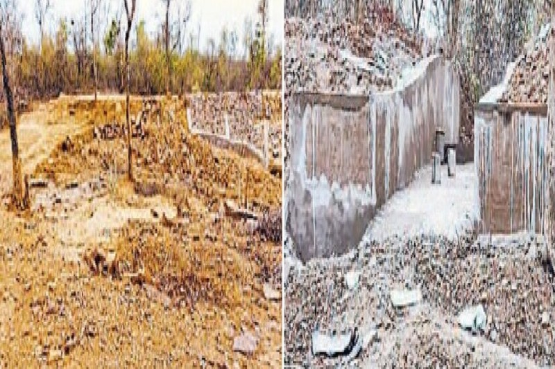 निजी जमीन को वन विभाग ने अपनी बताकर खोद दिया तालाब, DEO से शिकायत के बाद भी कार्रवाई नहीं..