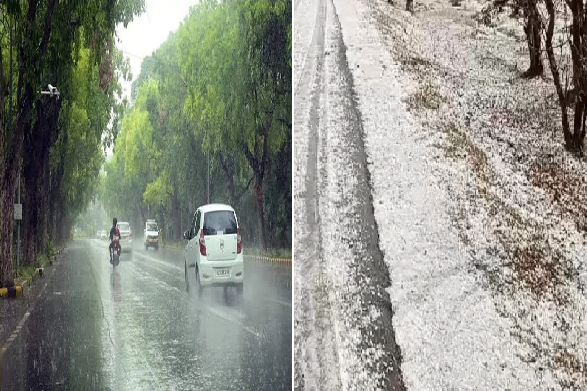 दुर्ग संभाग के लिए ऑरेंज अलर्ट जारी, मुसलाधार बारिश के साथ ओले की हुई बरसात..
