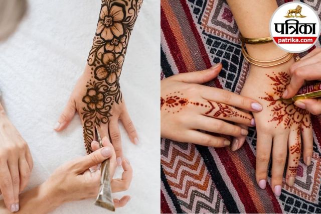 Simple mehndi designs for Vat Savitri फोटो सोर्स – Freepik