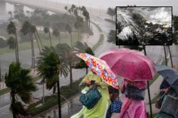 Rain Alert: सक्रिय पश्चिमी विक्षोभ का तगड़ा असर, जोरदार बारिश में उड़ गए
टिन-टप्पर, उखड़े पेड़-टूटा पोल, IMD ने जारी किया ऐसा अलर्ट - image