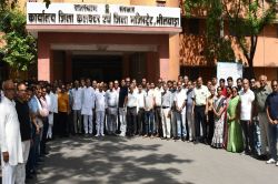 जहाजपुर स्थित स्वस्तिधाम मंदिर में चोरी का मामला, सकल जैन समाज ने किया प्रदर्शन - image