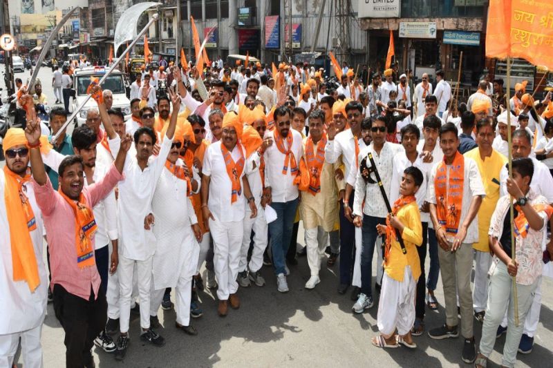Procession taken out on Parshuram's birth anniversary, cheers resounded