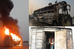 Lucknow बस हादसा: नींद में जल गए पांच यात्री, इमरजेंसी गेट बना मौत का जाल,
रिपोर्ट में हुआ बड़ा खुलासा - image