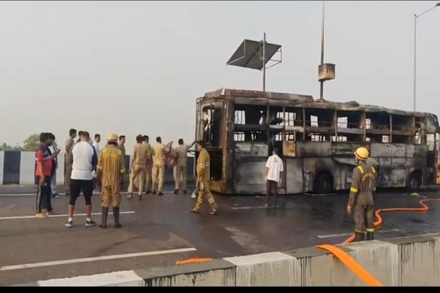 Lucknow Bus Fire Tragedy