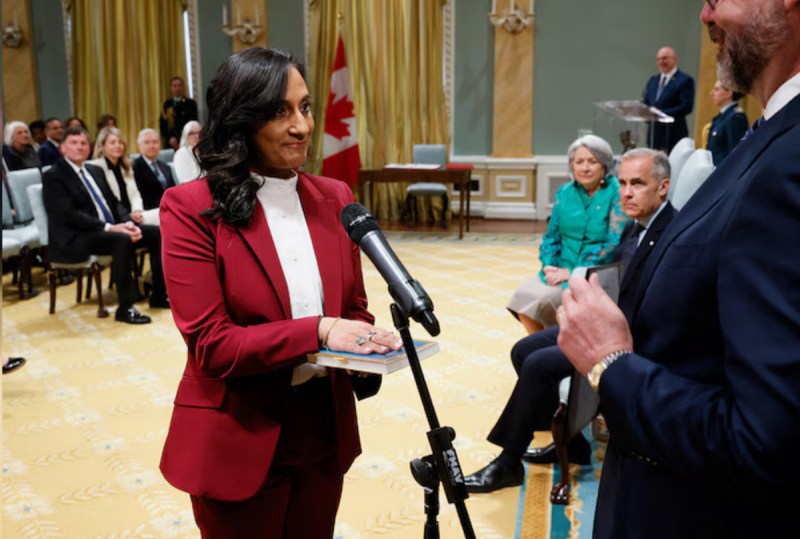 Canada's Indian origin foreign minister..Anita Anand