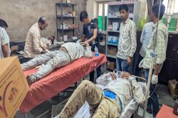 वीडियो : बाराणी के पास बस-ट्रेलर में टक्कर, कई यात्री घायल - image