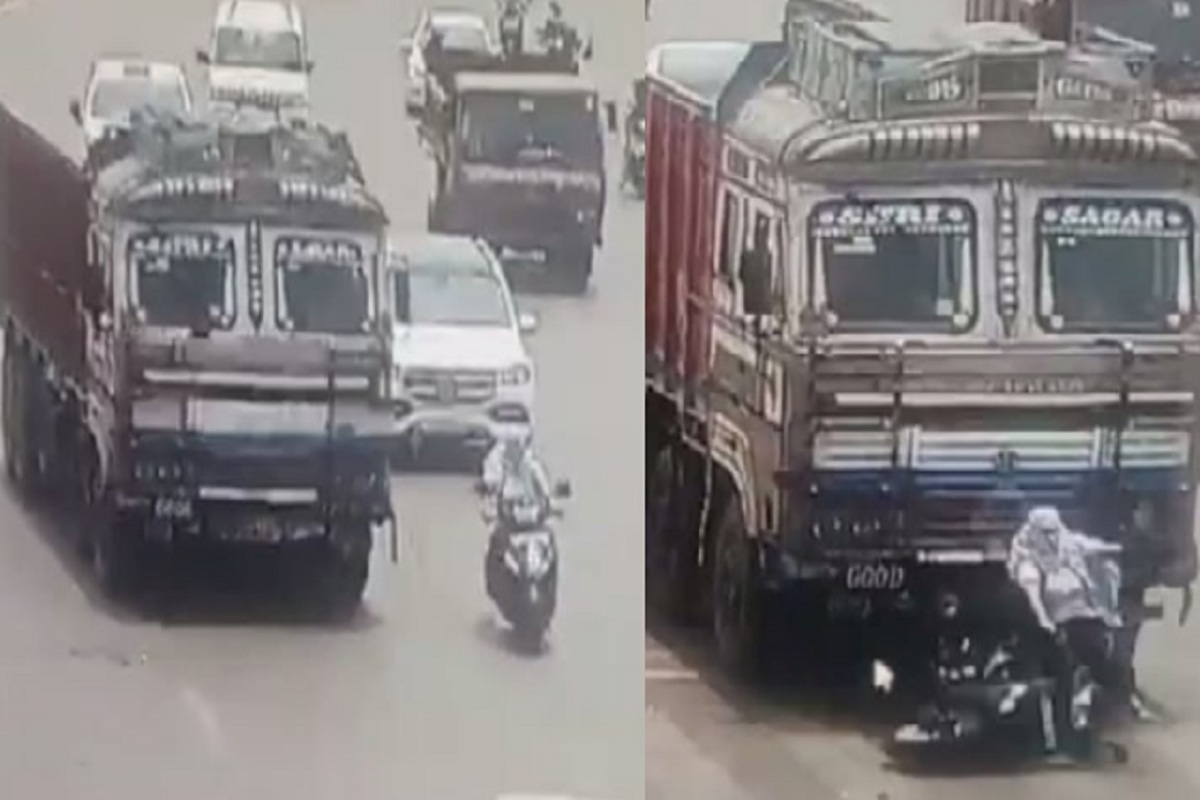 Road Accident: कोचिंग जा रही युवती आई ट्रक की चपेट में, ओवरटेक ने ली जान, भारी वाहनों को डायवर्ट करने की मांग