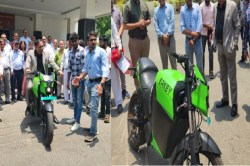 CG News: सेंट्रल विवि ने बनाई ई-बाइक-स्कूटर, लॉन्च होते ही मिले 300 ऑर्डर - image