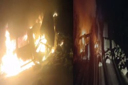 CG Accident: दो ट्रक और सवारी गाड़ी के बीच जबरदस्त टक्कर, 1 युवक की जलकर मौत - image