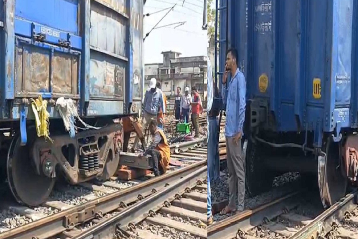 Raipur Breaking: पटरी से उतरी मालगाड़ी, देखें घटना का वीडियो