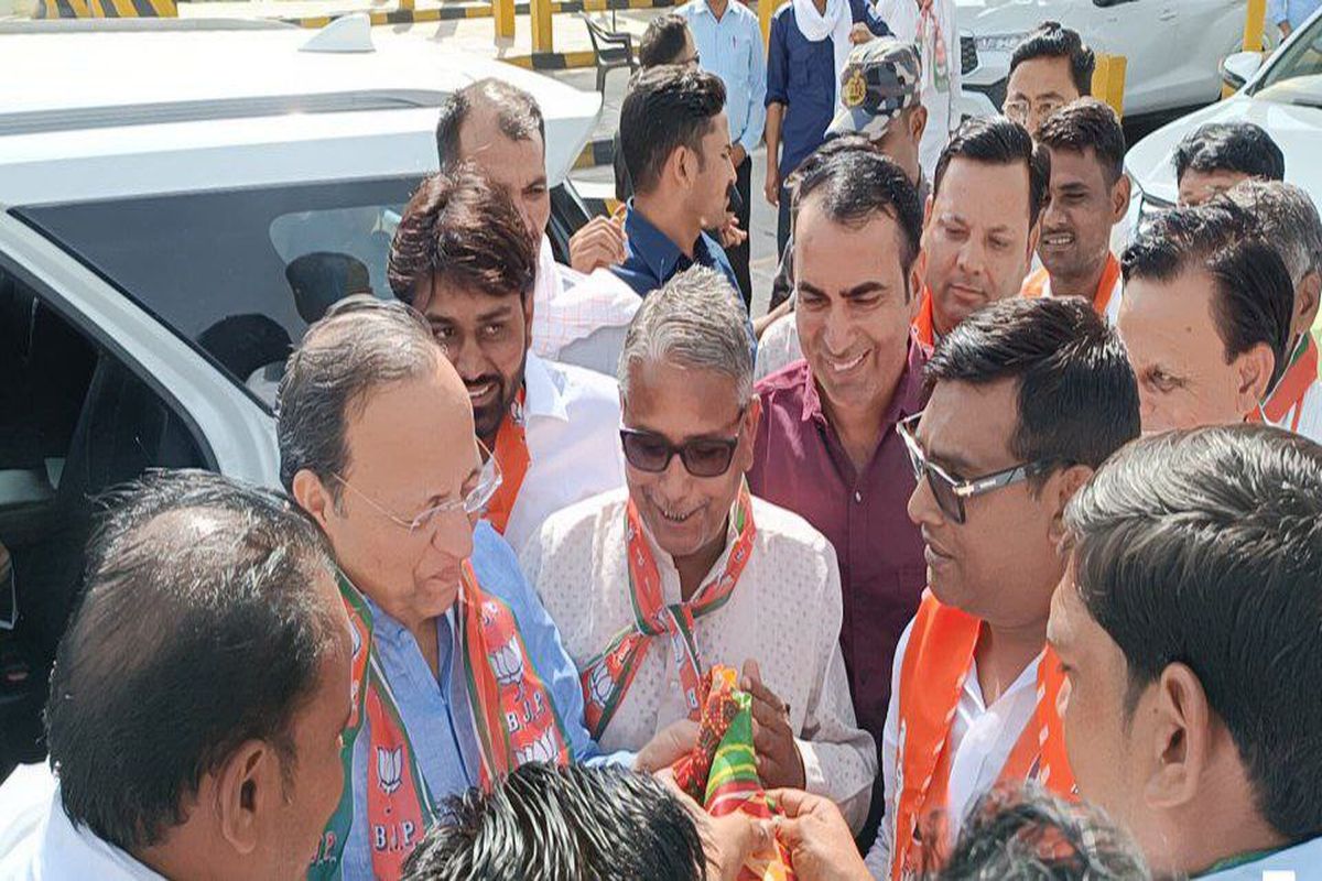 भाजपा के राष्ट्रीय महामंत्री अरुण सिंह का किया स्वागत