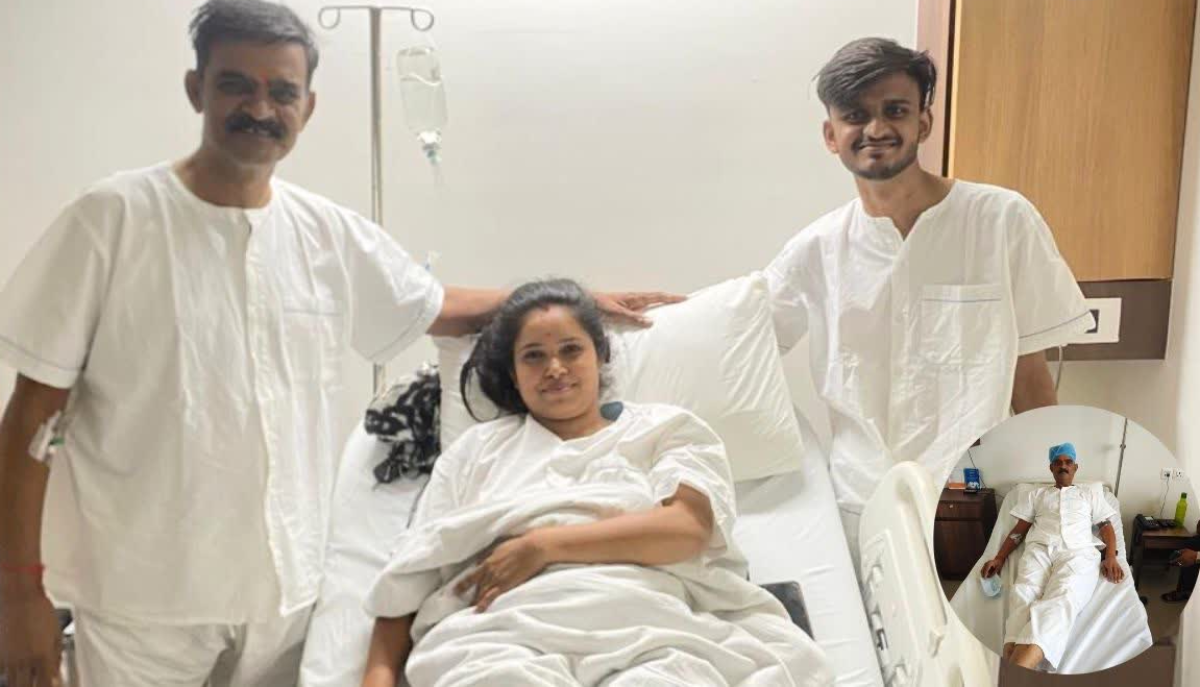 बेटे ने लिवर दिया तो भतीजी ने दे दी किडनी, परिजनों के त्याग पर चल रहीं विनोद जगर
की सांसें