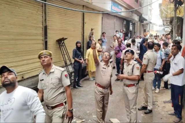 fire in Ajmer hotel