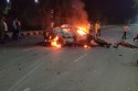 रफ्तार का कहर… पोल से टकराकर कार बनी आग का गोला, जिंदा जल गया ड्राइवर