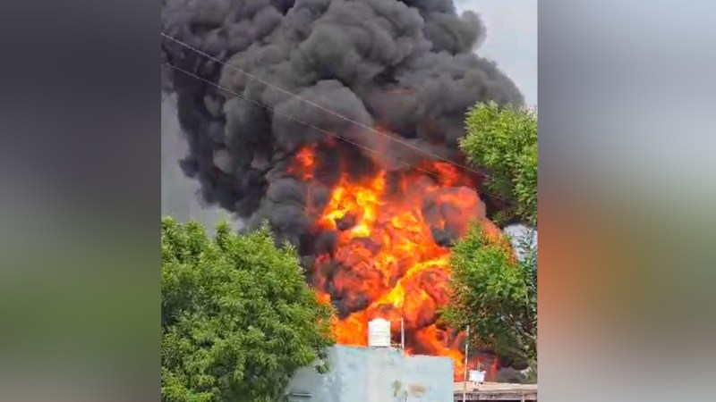 fire in tanker