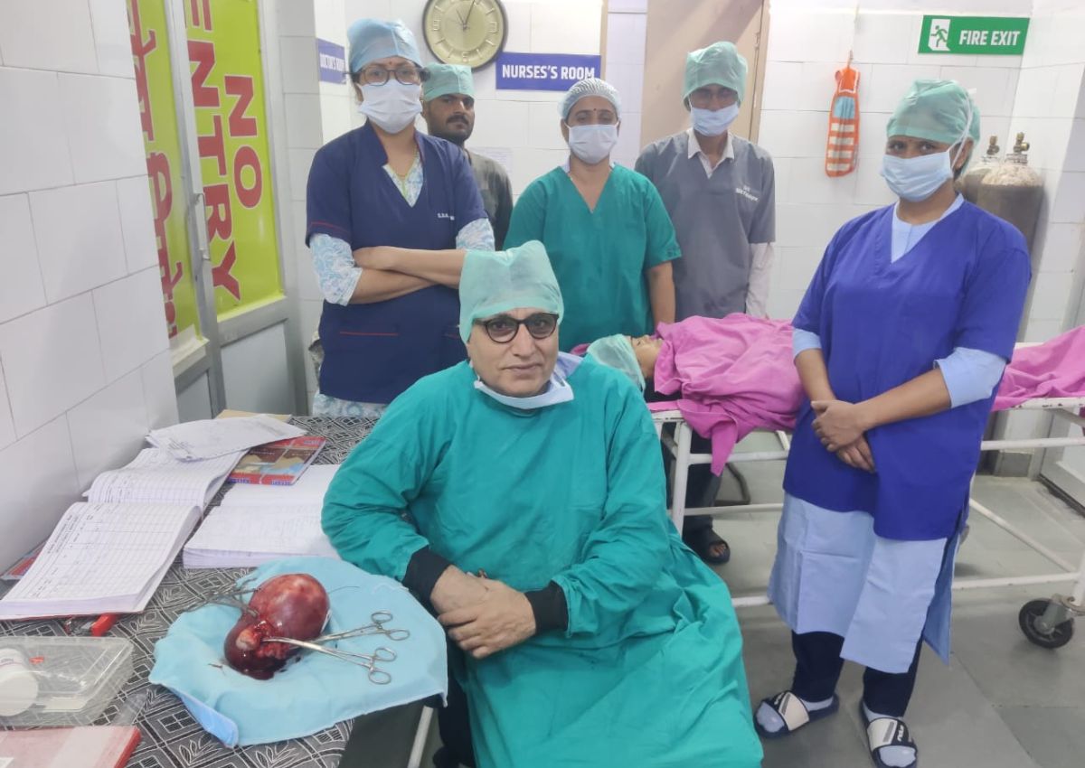 बच्चादानी का सफल ऑपरेशन, पेट से निकाली 3 किलो वजनी गांठ, जटिल था ऑपरेशन करना