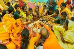 गोविंददेवजी मंदिर में नारी सशक्तिकरण के लिए पंच कुंडीय गायत्री महायज्ञ कल - image