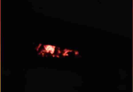 Goods train caught fire between Harda and Timarni station