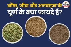 Jeera Saunf Ajwain Powder: सोने से पहले एक चुटकी जीरा, सौंफ और अजवाइन का चूर्ण
खाने से क्या लाभ मिलता है? - image