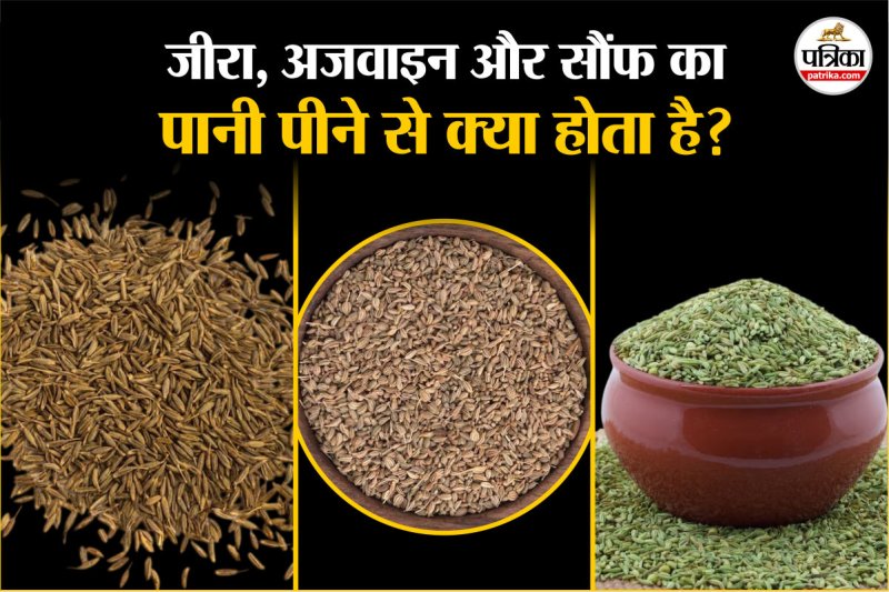 Cumin Fennel Celery Herbal Water Benefits फोटो सोर्स – Freepik