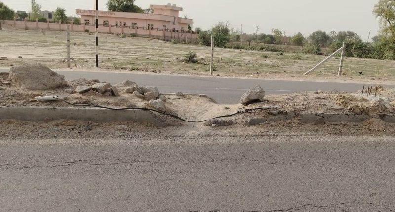 Potholes and dilapidated dividers on the road are exposing the truth, yet toll is being collected with both hands