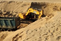 illegal gravel mining