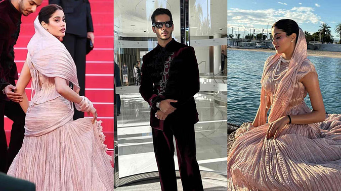 Janhvi Kapoor Ishaan Khatter Cannes Look