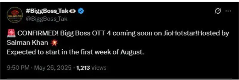 Bigg Boss OTT 4 Not Canceled