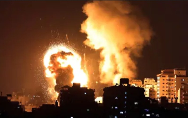 Israel air strikes in Gaza