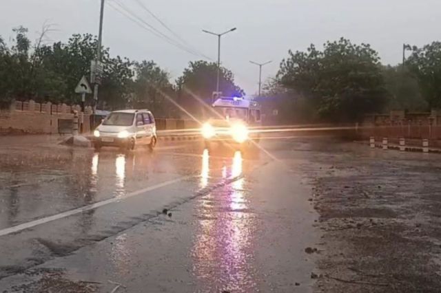 जोधपुर में सोमवार तड़के 3 बजे बरसे मेघ 