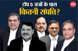 CJI संजीव खन्ना के पास 2.83 करोड़ तो जस्टिस सूर्यकांत के पास 9 करोड़, जा नें देश
के टॉप पांच जजों के पास कितनी है संपत्ति - image