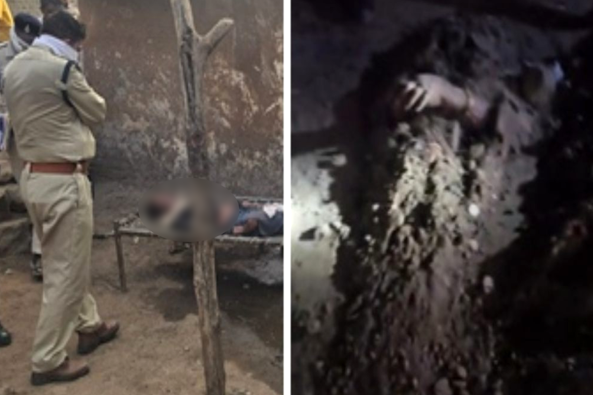 घर के अंदर जमीन में दबा था पत्नी का शव, खाट पर पड़ी सड़ रही थी पति की लाश, पुलिस
भी रह गई दंग
