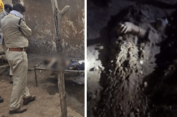 घर के अंदर जमीन में दबा था पत्नी का शव, खाट पर पड़ी सड़ रही थी पति की लाश, पुलिस
भी रह गई दंग - image