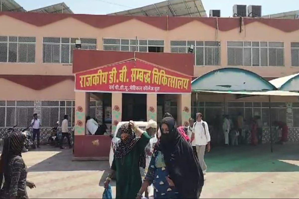 liquor party at Churu Government Dadraj Bhartiya Hospital