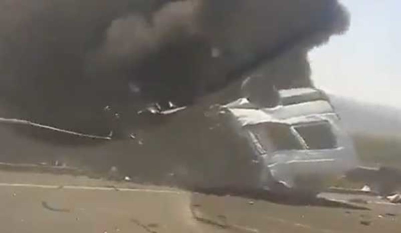 Road accident in Mexico