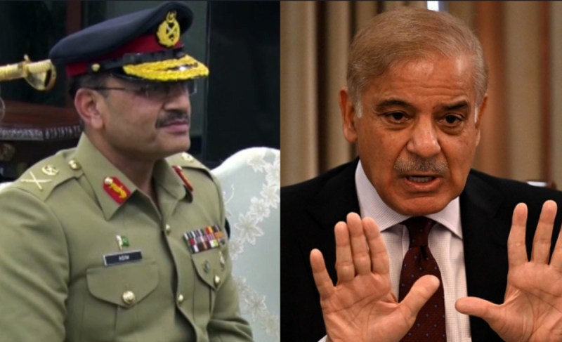 Asim Munir and Shehbaz Sharif