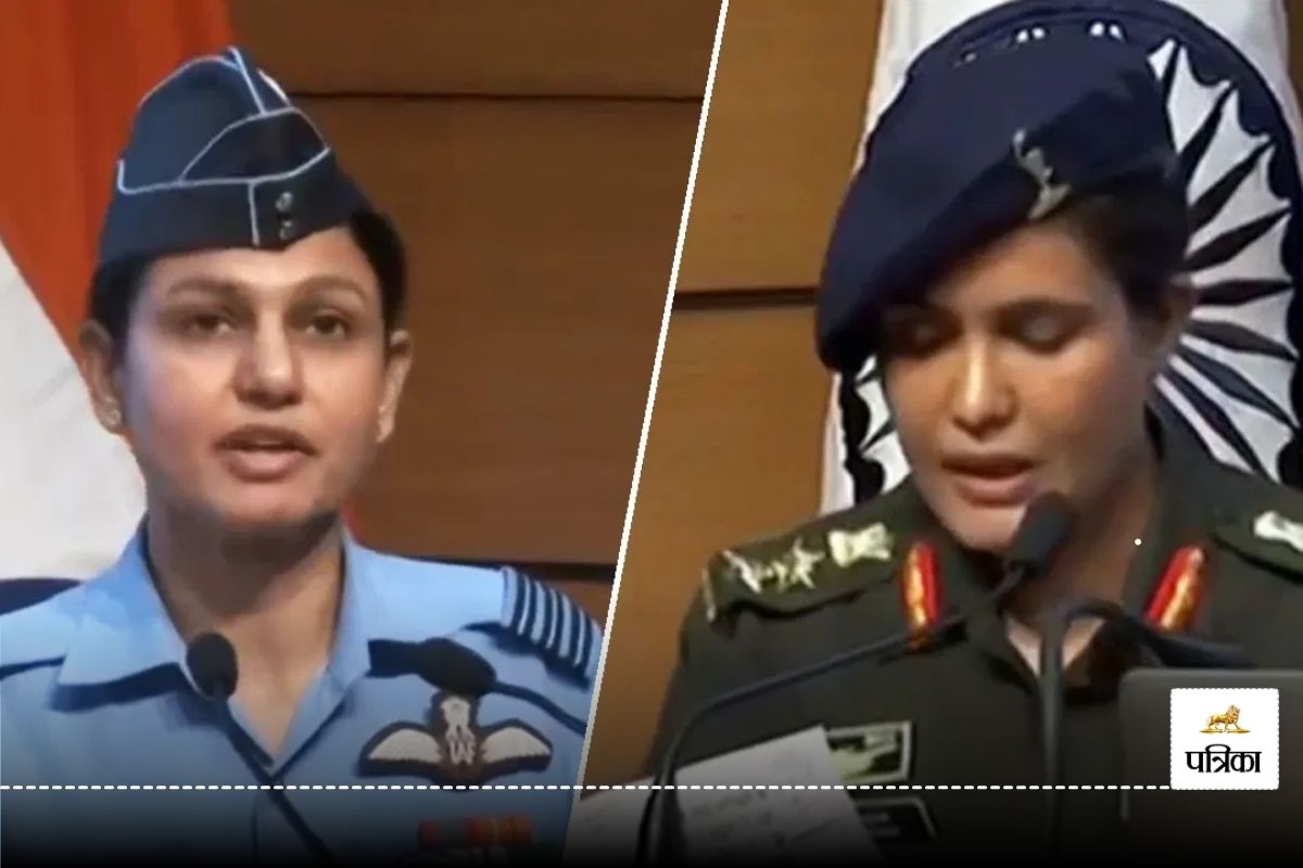 Operation Sindoor: कौन है कर्नल सोफिया और विंग कमांडर व्योमिका, जिन्होंने ऑपरेशन
सिंदूर पर दी मीडिया ब्रीफिंग, जानें उनकी भूमिका - image