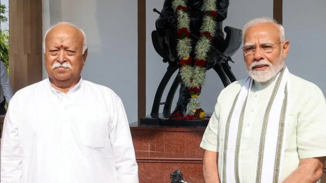 pm modi with bhagwat