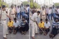 पुलिस अधिकारी की बर्बरता का वीडियो हुआ वायरल, तीन युवकों की पिटाई पर जांच के बाद
सस्पेंड - image
