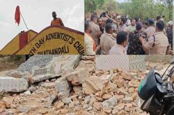 CG News: हनुमान मंदिर तोड़ने पर मचा बवाल, हिंदू संगठन का फूटा गुस्सा, दो पक्षों
में तनातनी - image