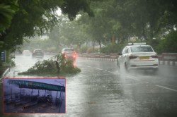 Weather Alert : राजस्थान में तेज आंधी का कहर! पत्ते की तरह उड़ा टोल प्लाजा का
शेड, इन जिलों में बारिश, मौसम का अलर्ट - image