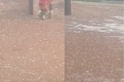 प्रदेश में कई जगह बारिश के साथ ओले गिरे, गर्मी से लोगों को मिली राहत - image